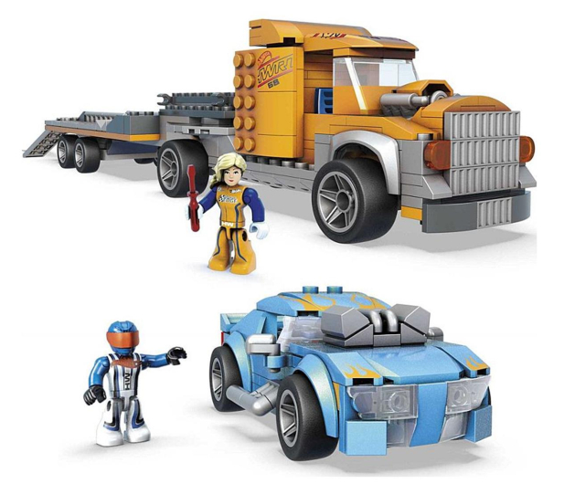 Mega Bloks Mega Construx Hot Wheels Twinduction transporter + pojazd - 1023385 - zdjęcie 2
